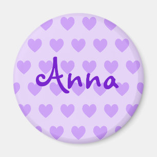 Íman Anna em Roxo