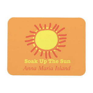 Íman Anna Maria Island Soak acima do ímã flexível do