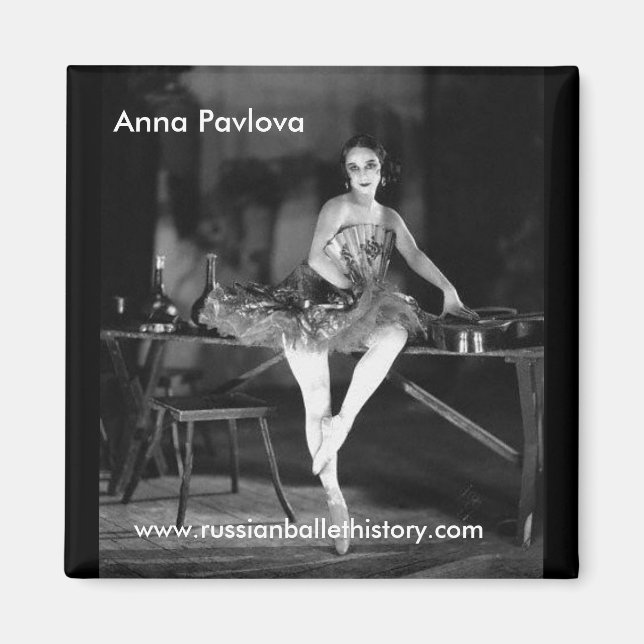 Íman Anna Pavlova Magnet (Frente)