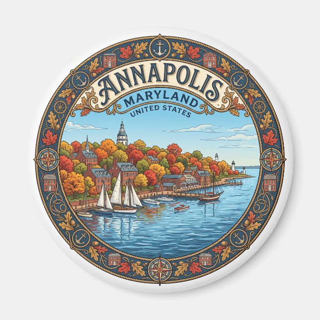 Íman Annapolis Maryland (Frente)