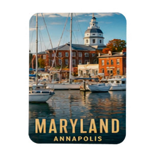 Íman Annapolis Maryland Patrimônio da Baía de Chesapeak