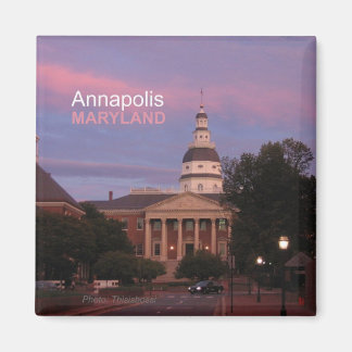 Íman Annapolis Maryland State House Imã de geladeira