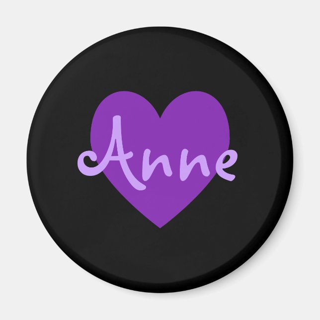 Íman Anne em Purple (Frente)