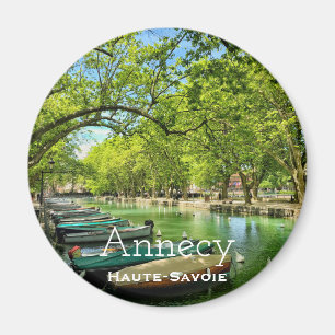 Íman Annecy, Haute-Savoie Round Magnet