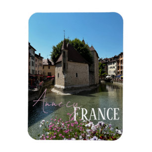 Íman Annecy, Palais de la Île, Thiou River, Alpes franc
