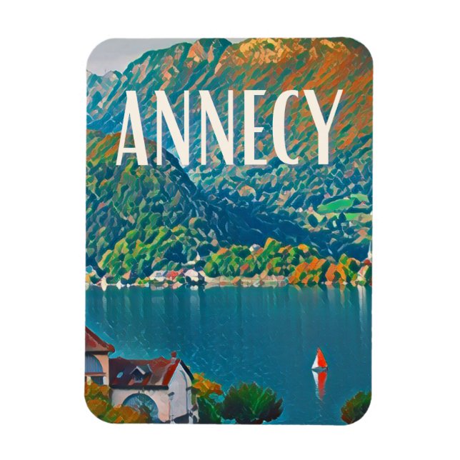 Íman Annecy Photo Vintage (Vertical)