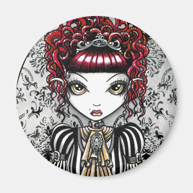 Íman Annie Gothic Victorian Fae Magnet (Frente)