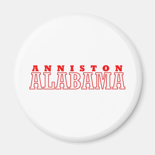Íman Anniston, Design da Cidade do Alabama (Frente)