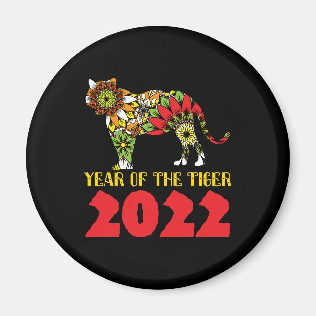 Íman Ano Chinês do Tigre 2022 (Frente)