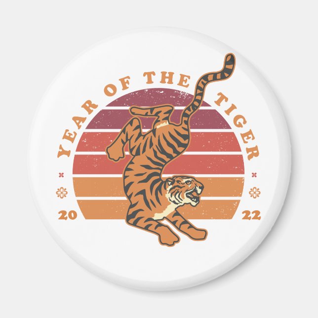 Íman Ano Chinês dos Tigres 2022 (Frente)