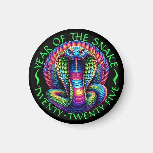 Íman Ano da cobra do Cobra (Frente)