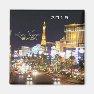 Íman Ano da mudança do ímã do Nighttime de Las Vegas