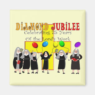Íman Ano de jubileu de diamante das freiras 75th de