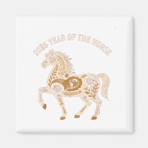 Íman Ano do Cavalo de Fogo 2026 Ano Novo Chinês Festivo