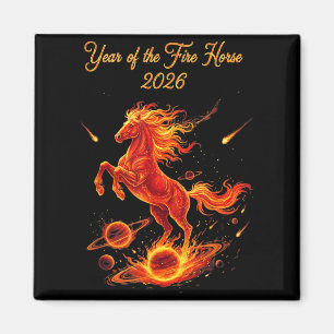 Íman Ano do cavalo de fogo 2026 ano novo chinês lunar