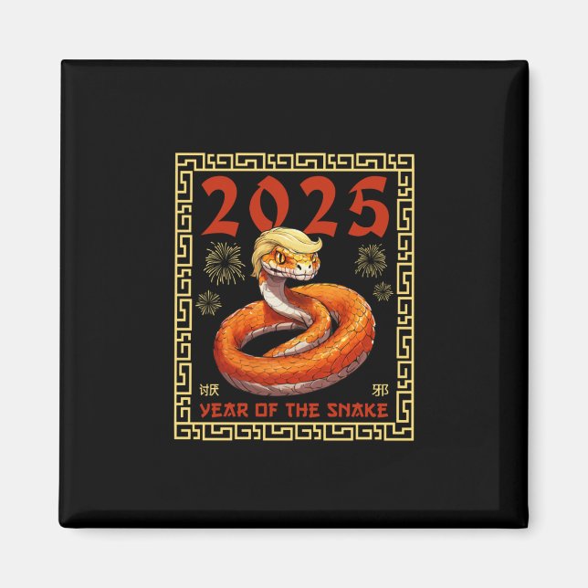 Íman Ano Do Cobra De Trump 2025 (Frente)
