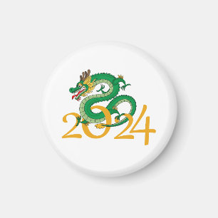 Íman ano do dragão 2024 feliz chinês no novo ano (2