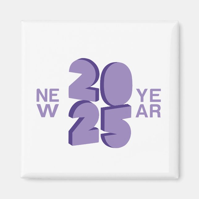 Íman Ano Novo 2025 (Frente)