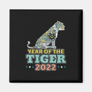 Íman Ano Novo Chinês 2022 - Tigre Branco