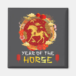 Íman Ano Novo Chinês 2026 Ano do Cavalo Zodíaco Chinês