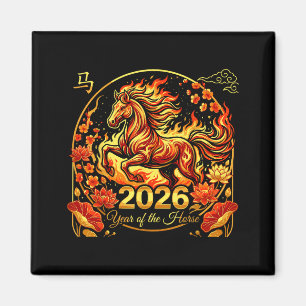 Íman Ano Novo Chinês Ano do Cavalo de Fogo 2026