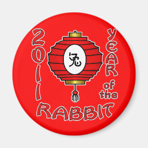 Íman Ano novo chinês do design do coelho