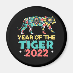 Íman Ano Novo Chinês do Tigre 2022 - Mandala