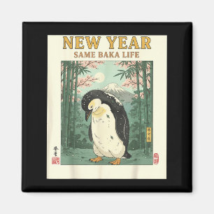 Íman Ano Novo Mesma Vida de Baka Pinguim Ano Novo 2026