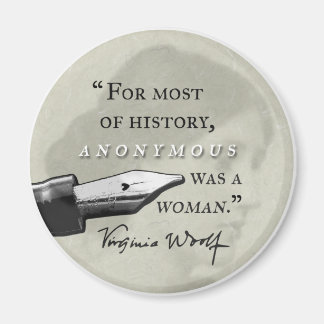 Íman Anonymous era uma mulher ~ Virginia Woolf citando 