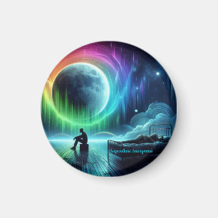 Íman Anonymous Round Magnet
