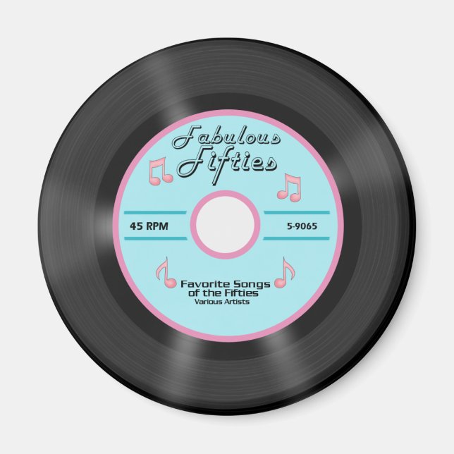 Íman Anos 50 fabulosas (Frente)