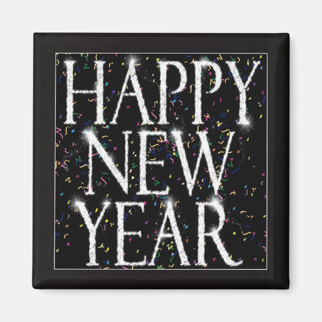 Íman Anos novos espumantes (Frente)