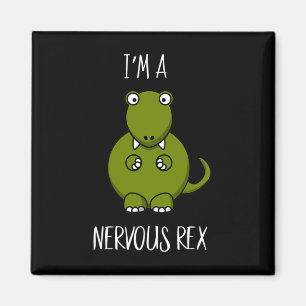Íman Ansiedade Rex Nervosa Dinossauro Dino T-rex