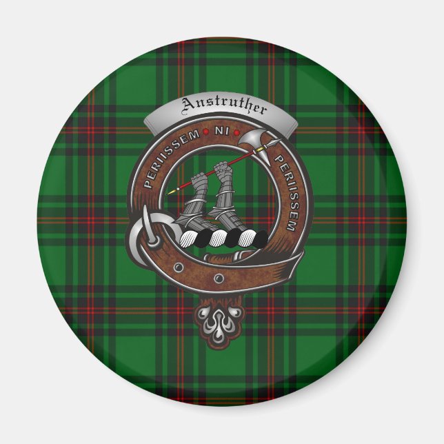 Íman Anstruther Clan Crachá Magnets (Frente)