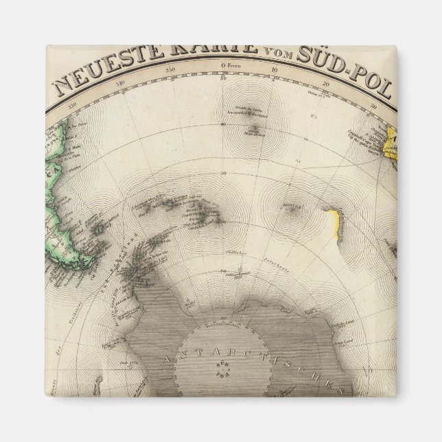 Íman Antártica, Hemisfério Sul (Frente)