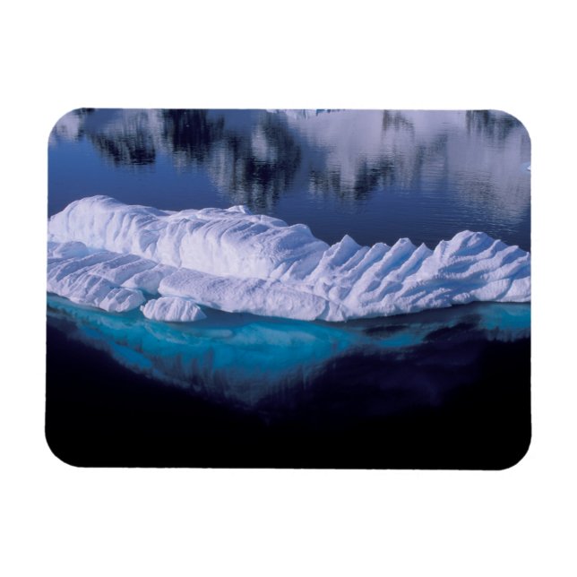 Íman Antártica, Paraíso. Iceberg no cristal (Horizontal)