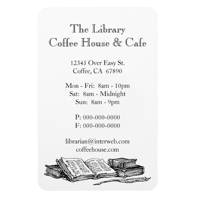 Íman Anteriores Livros Restaurante Anúncio Anúncio Magn (Vertical)