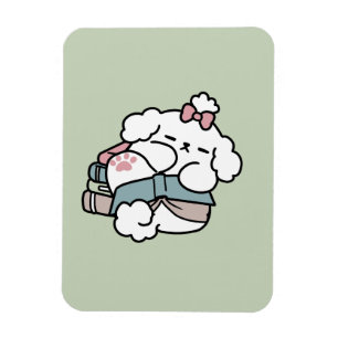 Íman Antes da hora de dormir com o meu pai - livro e cã