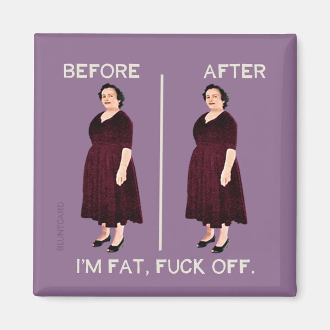 Íman Antes e depois, ainda bonito (Frente)