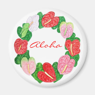 Íman Anthurium Wreath Aloha
