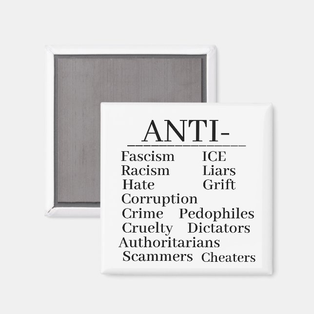 Íman Anti-Ímã (Front/Back)