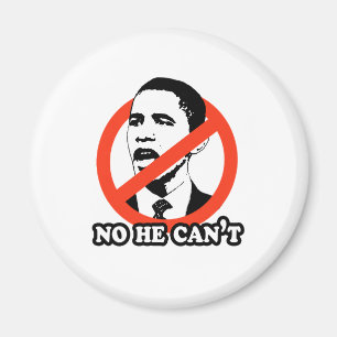 ÍMAN ANTI-OBAMA/NENHUM NÃO PODE T-SHIRT