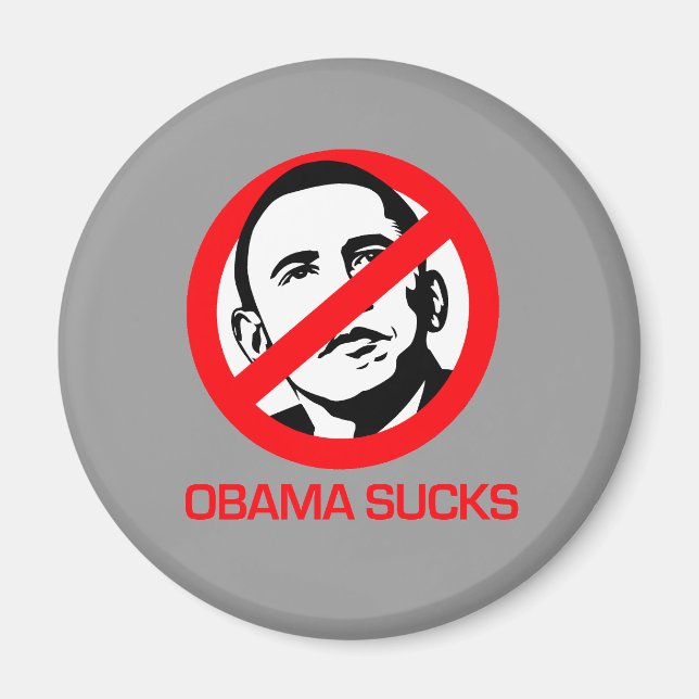 Íman Anti-Obama - Obama Sucks (Frente)
