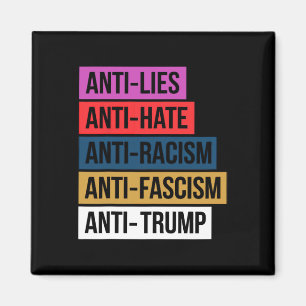 Íman Anti-Ódio Mentira Racismo Fascismo Resiste Trump P