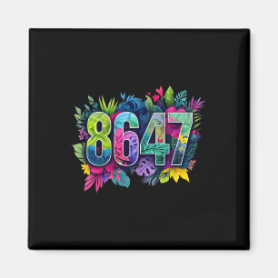 Íman Anti Trump 8647 Floral Resistir 86 47 Impeachment