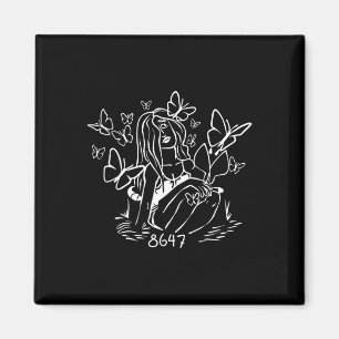 Íman Anti Trump Floral 8647 86 47 Impeachment Trump Imp