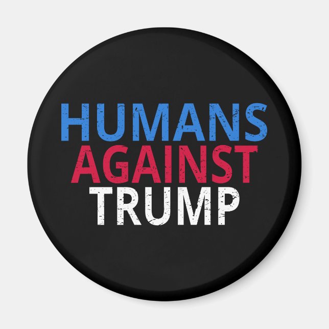 Íman Anti-Trump - Humanos Contra Trump (Frente)