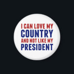 Íman Anti Trump Patriótico Não Meu Presidente<br><div class="desc">Eu posso amar meu país e não como meu presidente. Ser um verdadeiro patriota americano significa gostar da América e querer o melhor para as suas pessoas,  seja você contra Donald Trump ou Joe Biden. Um ímã patriótico para um democrata.</div>
