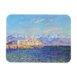 Íman Antibes, efeito da tarde, Claude Monet 1888 legal,