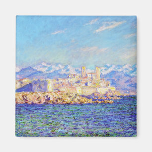 Íman Antibes, efeito da tarde, Claude Monet 1888 legal,